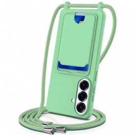 Skal För Samsung Galaxy S26 Plus Korthållare Och Snodd