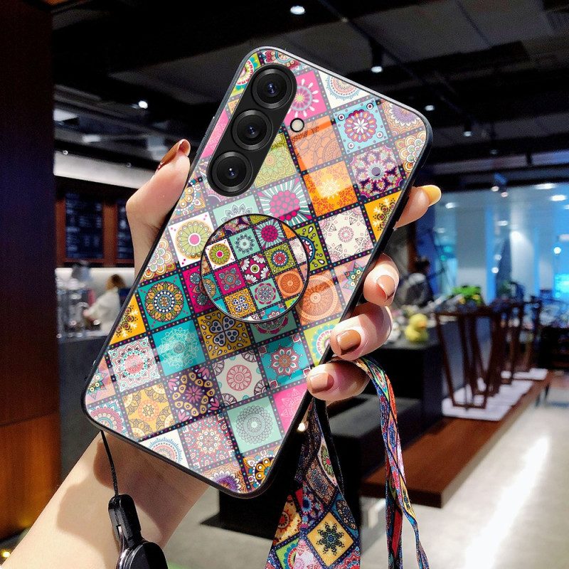 Skal För Samsung Galaxy S26 Plus Ringhållare Och Lapptäcksband