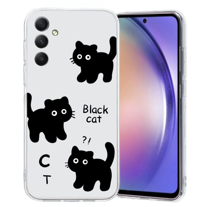 Skal För Samsung Galaxy S26 Svarta Katter