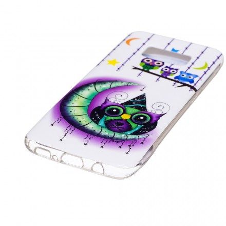 Skal För Samsung Galaxy S8 Ugglor I Fluorescerande Delirium