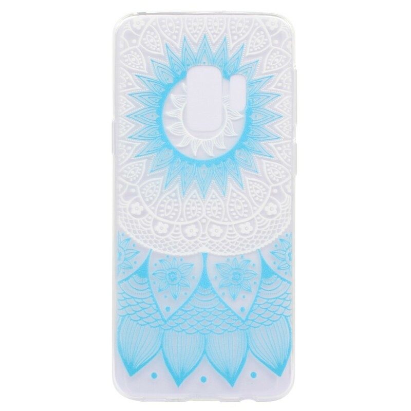 Skal För Samsung Galaxy S9 Plus Transparent Färgad Mandala