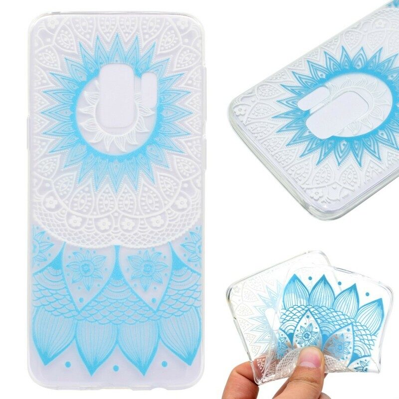 Skal För Samsung Galaxy S9 Plus Transparent Färgad Mandala