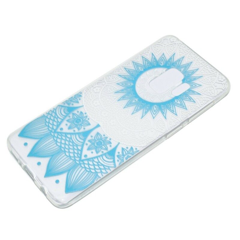 Skal För Samsung Galaxy S9 Plus Transparent Färgad Mandala