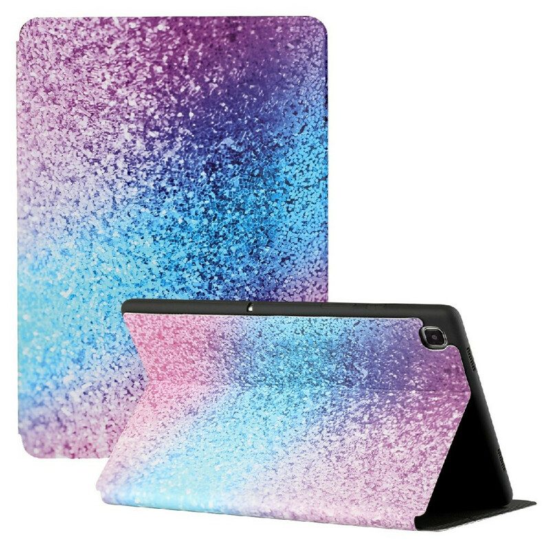 Skal För Samsung Galaxy Tab A7 Lite Två Snygga Glitterskikt