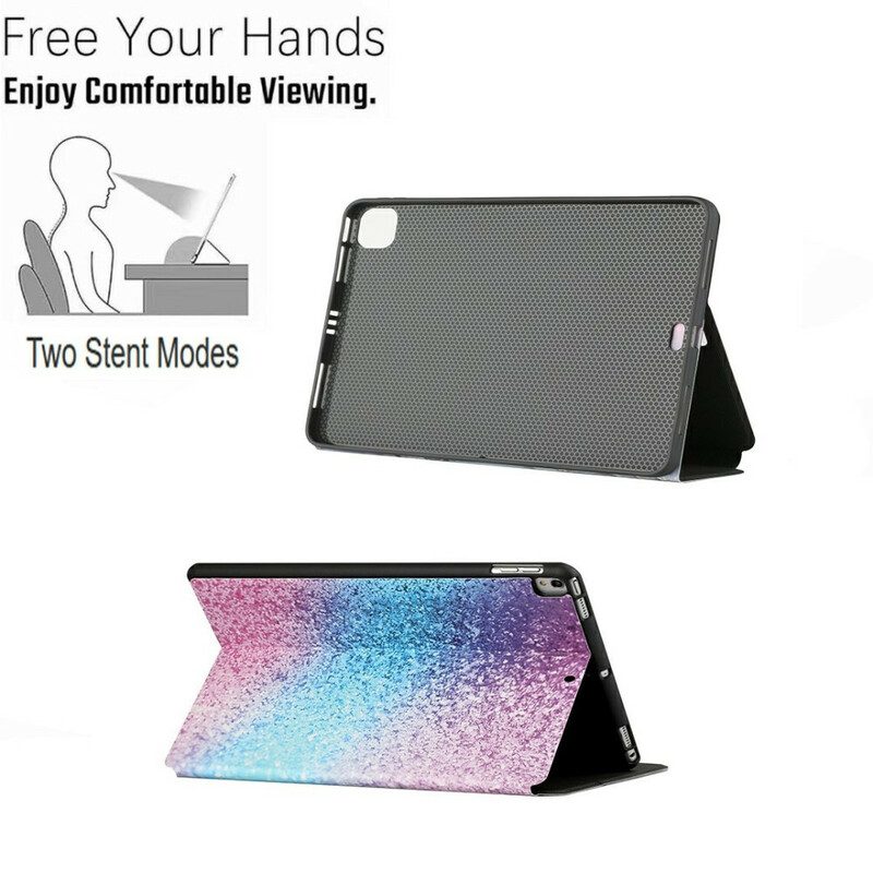 Skal För Samsung Galaxy Tab A7 Lite Två Snygga Glitterskikt