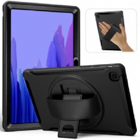 Skal För Samsung Galaxy Tab A7 Skyddsfodral Trippelt Skydd Med Rem Och Hållare
