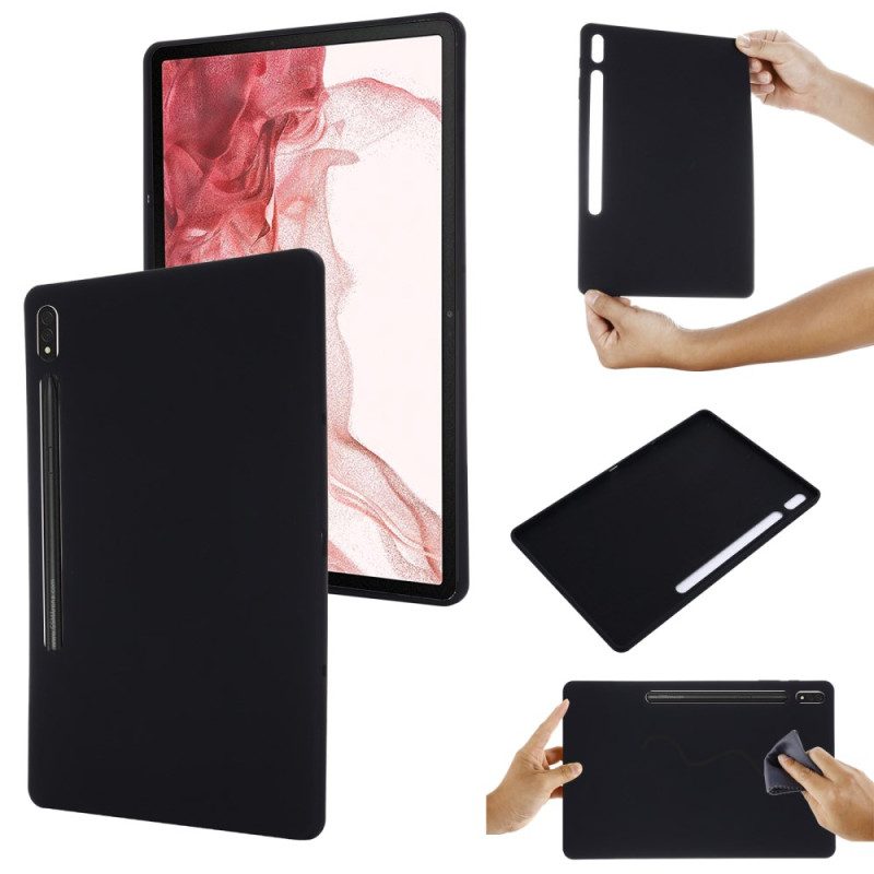 Skal För Samsung Galaxy Tab S10 Plus Flytande Silikon
