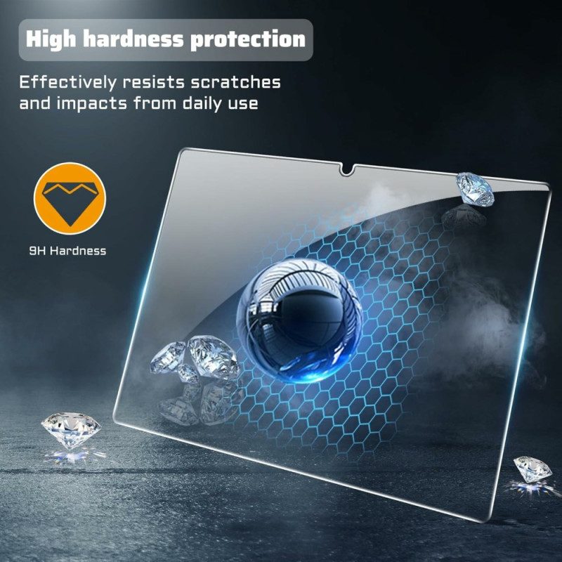 Skal För Samsung Galaxy Tab S11 Transparent Med Skärmskydd I Härdat Glas