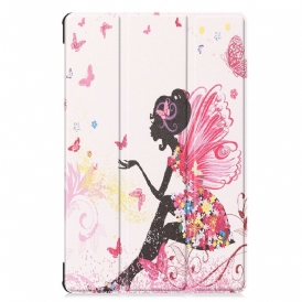 Skal För Samsung Galaxy Tab S6 Floral Fairy Faux Läder