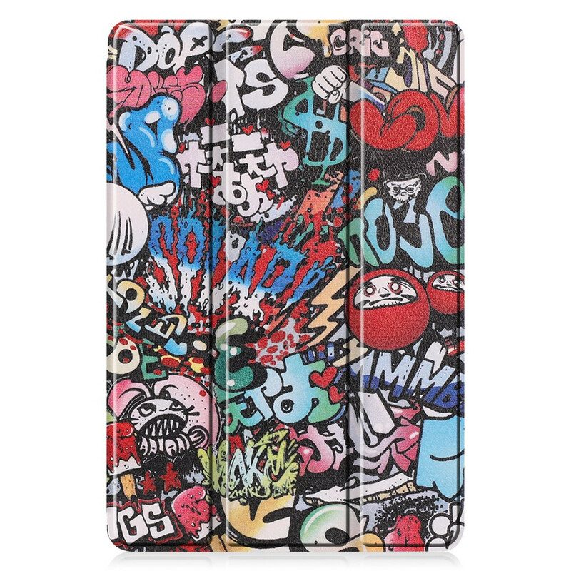 Skal För Samsung Galaxy Tab S6 Lite Graffiti Pennhållare