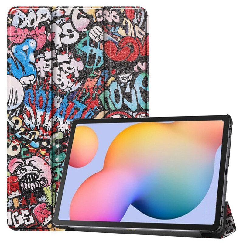 Skal För Samsung Galaxy Tab S6 Lite Rolig Graffiti