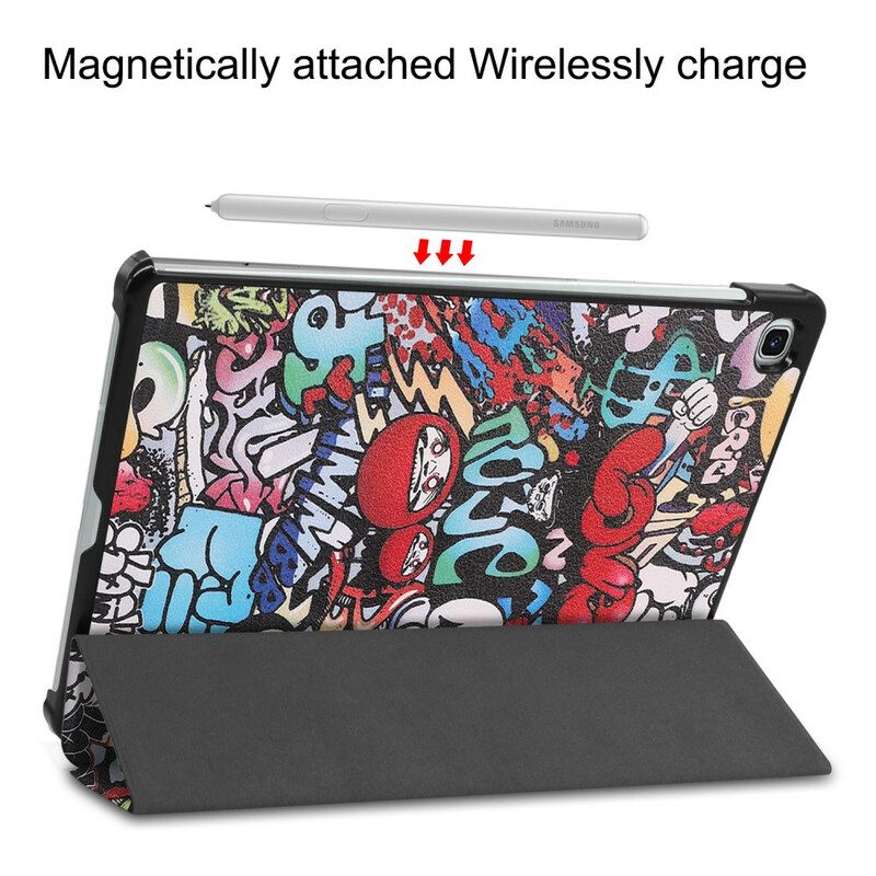 Skal För Samsung Galaxy Tab S6 Lite Rolig Graffiti