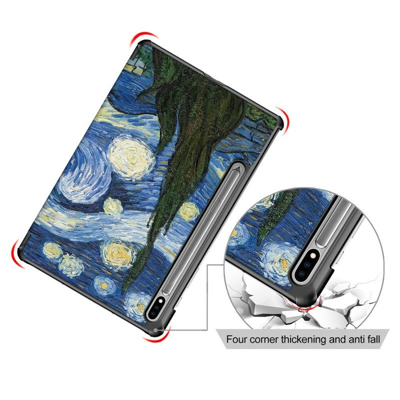 Skal För Samsung Galaxy Tab S7 FE Förbättrad Van Gogh