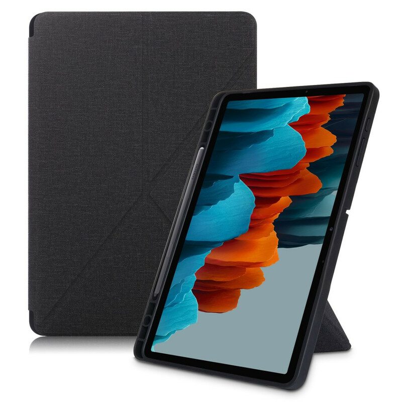 Skal För Samsung Galaxy Tab S7 FE Origamitygsstruktur