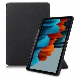 Skal För Samsung Galaxy Tab S7 FE Origamitygsstruktur