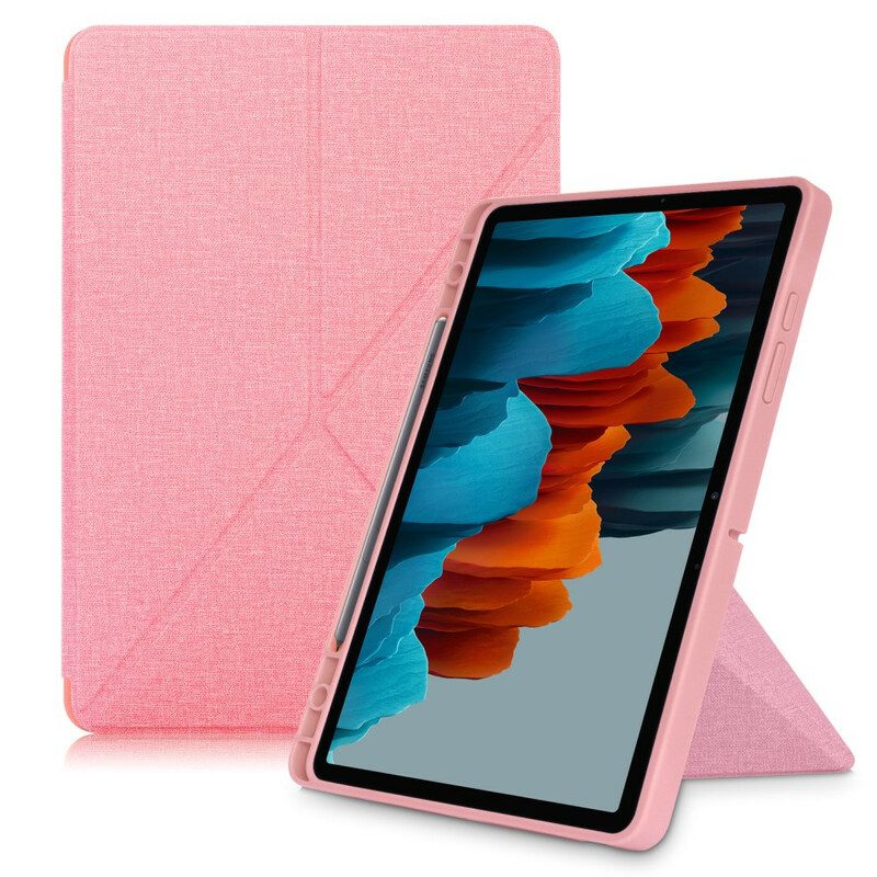 Skal För Samsung Galaxy Tab S7 FE Origamitygsstruktur