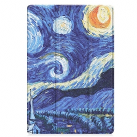 Skal För Samsung Galaxy Tab S7 FE Starry Night Pennhållare