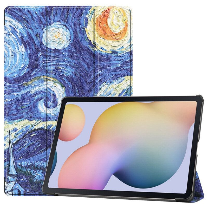 Skal För Samsung Galaxy Tab S7 Plus / Tab S8 Plus Förbättrad Van Gogh