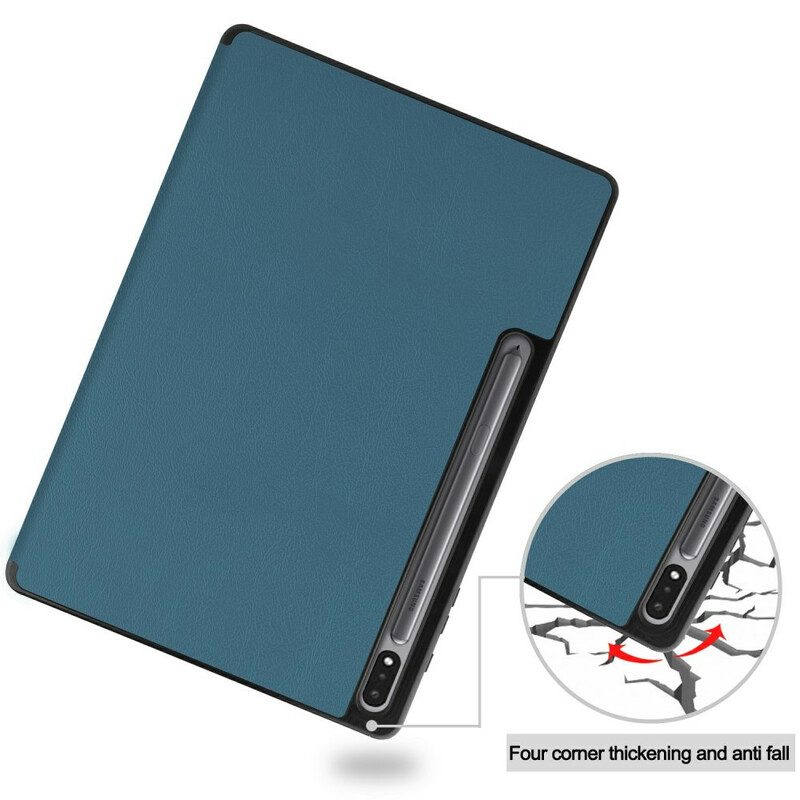 Skal För Samsung Galaxy Tab S7 Plus / Tab S8 Plus Trifold Stylus Hållare