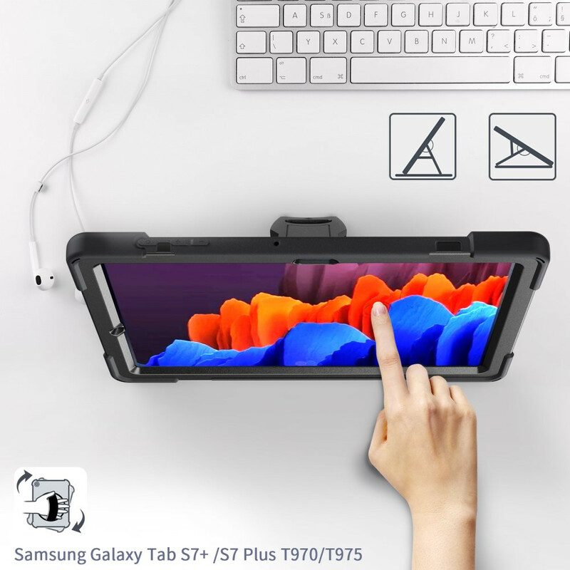 Skal För Samsung Galaxy Tab S7 Plus / Tab S8 Plus Ultrabeständig