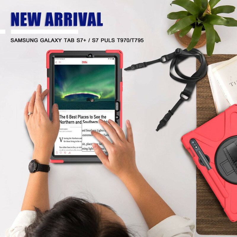Skal För Samsung Galaxy Tab S7 / Tab S8 Multifunktionell