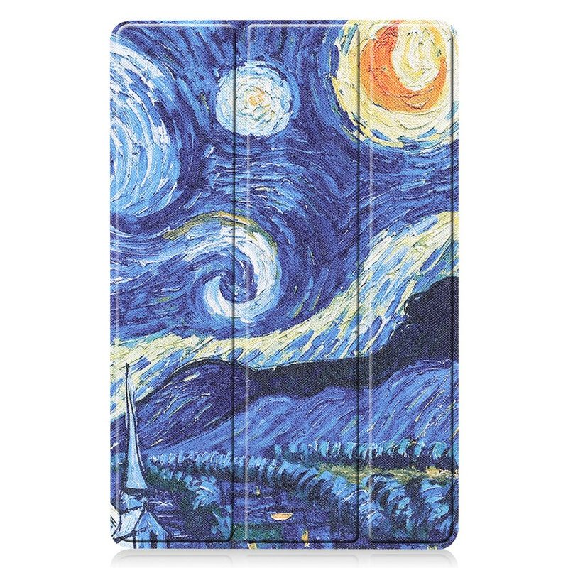 Skal För Samsung Galaxy Tab S7 / Tab S8 Starry Night Pennhållare