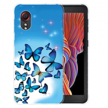 Skal För Samsung Galaxy XCover 5 Fjärilar Fjärilar
