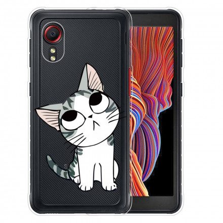 Skal För Samsung Galaxy XCover 5 Härlig Katt