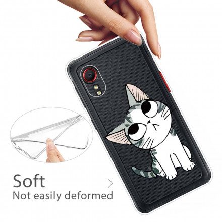 Skal För Samsung Galaxy XCover 5 Härlig Katt