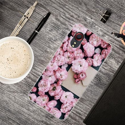 Skal För Samsung Galaxy XCover 5 Intensiva Blommor