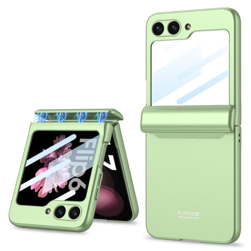 Skal För Samsung Galaxy Z Flip 7 Fe Gkk Magnetiskt Gångjärn Och Litet Skärmskydd