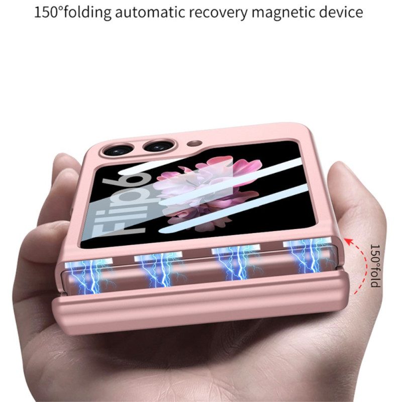 Skal För Samsung Galaxy Z Flip 7 Fe Gkk Magnetiskt Gångjärn Och Litet Skärmskydd