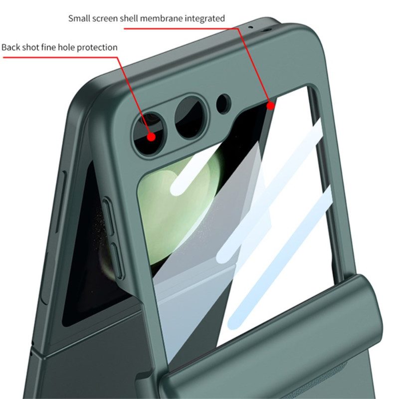 Skal För Samsung Galaxy Z Flip 7 Fe Gkk Magnetiskt Gångjärn Och Litet Skärmskydd