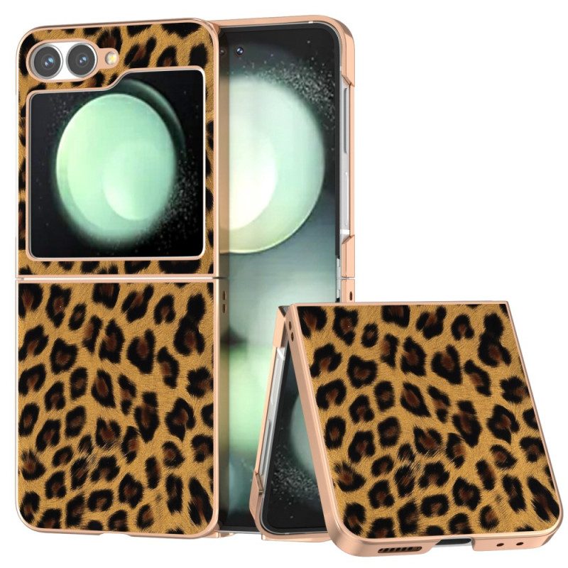 Skal För Samsung Galaxy Z Flip 7 Fe Leoparddesign