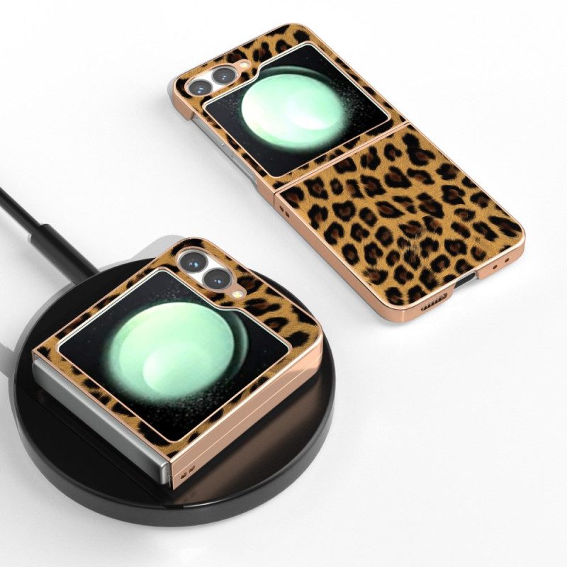 Skal För Samsung Galaxy Z Flip 7 Fe Leoparddesign