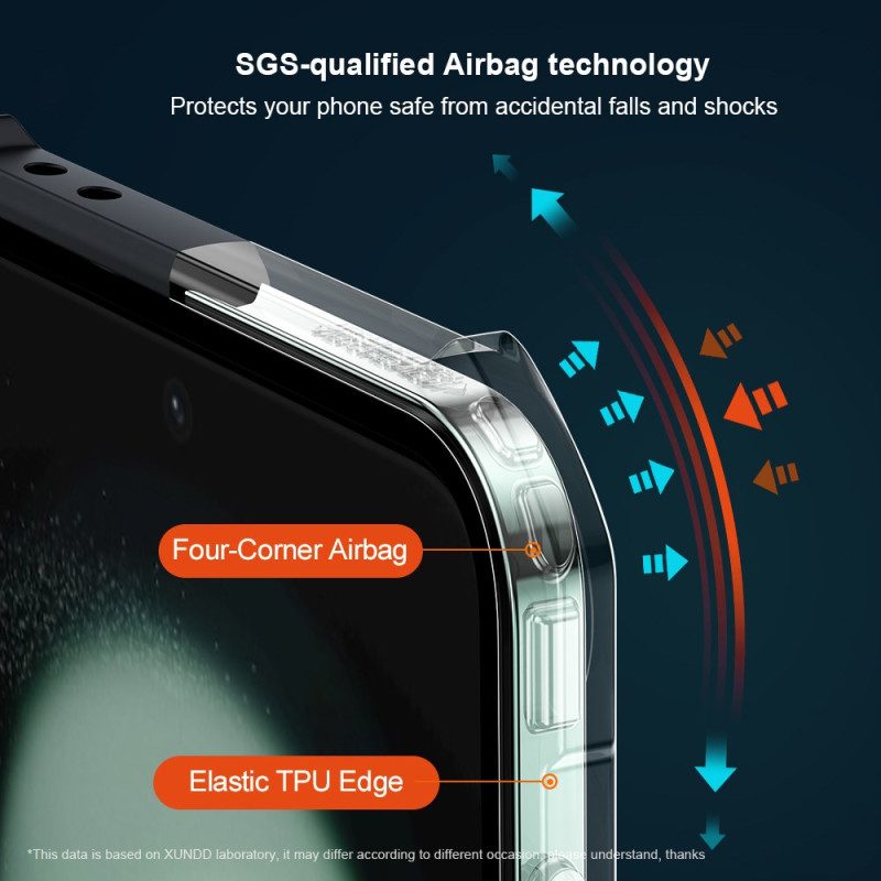 Skal För Samsung Galaxy Z Flip 7 Fe Litet Skärmskydd På Baksidan Xundd