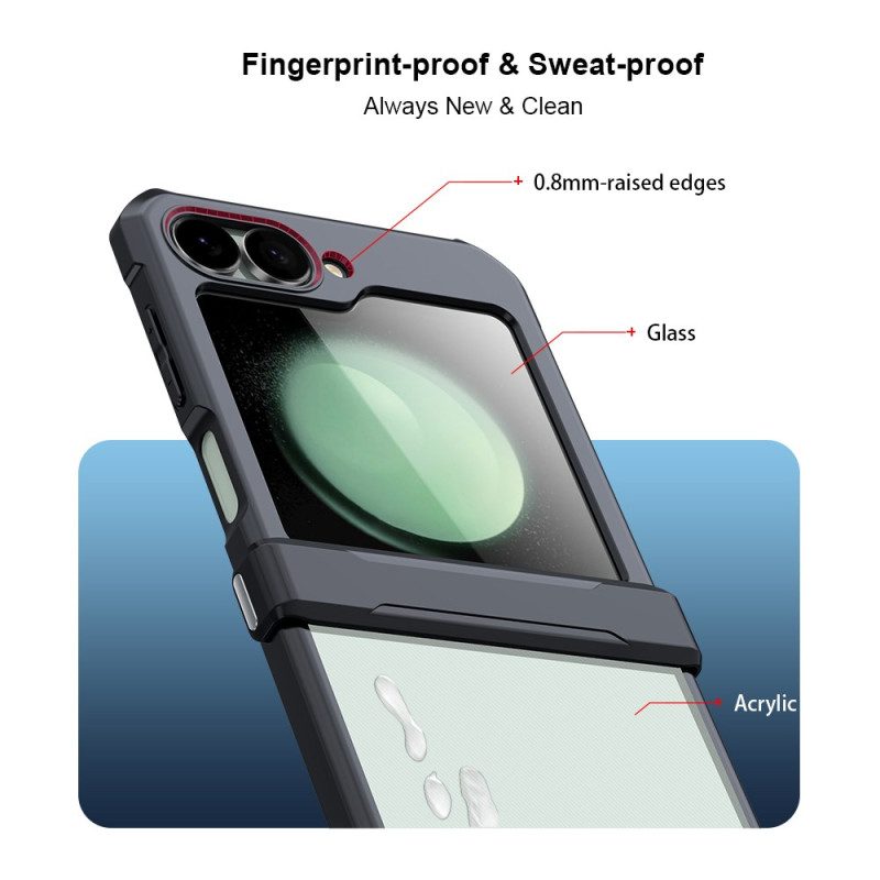 Skal För Samsung Galaxy Z Flip 7 Fe Litet Skärmskydd På Baksidan Xundd