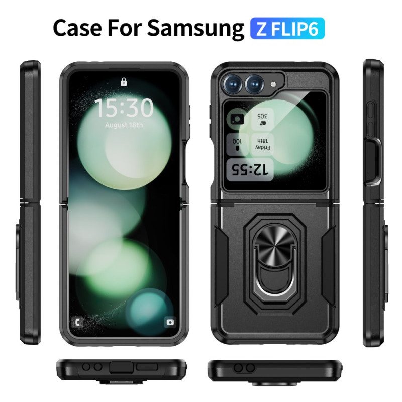 Skal För Samsung Galaxy Z Flip 7 Fe Robust Med Ringstativ