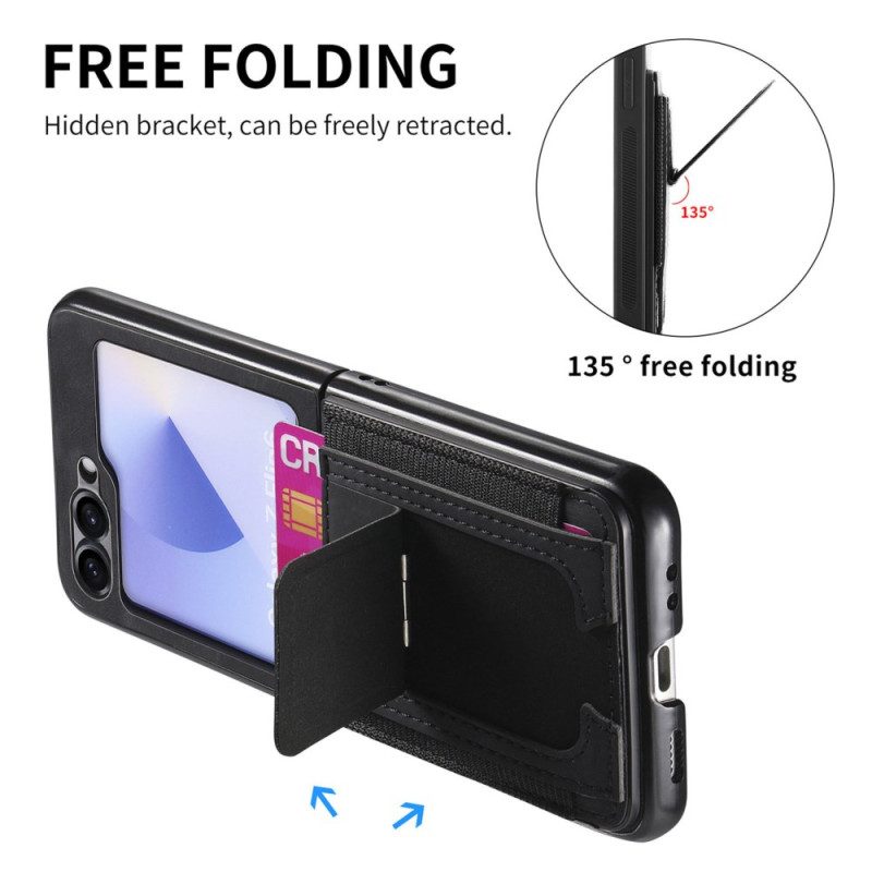 Skal För Samsung Galaxy Z Flip 7 Fe Stativ Och Korthållare
