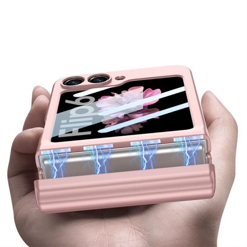 Skal För Samsung Galaxy Z Flip 7 Fe Stylus Och Magnetiskt Gångjärn