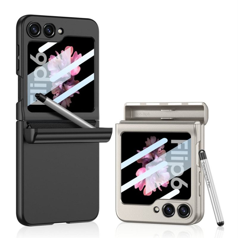 Skal För Samsung Galaxy Z Flip 7 Fe Stylus Och Magnetiskt Gångjärn
