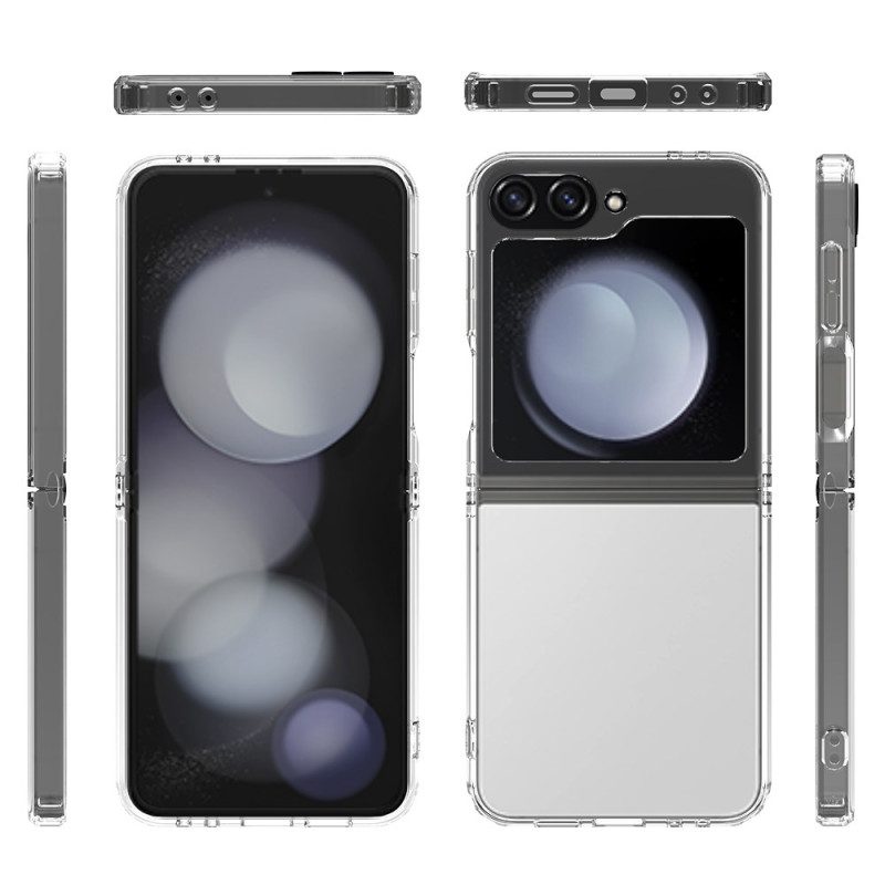 Skal För Samsung Galaxy Z Flip 7 Fe Transparent Design I Ett Stycke