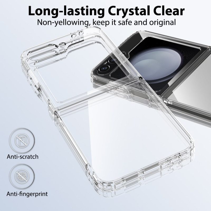 Skal För Samsung Galaxy Z Flip 7 Fe Transparent Design I Ett Stycke