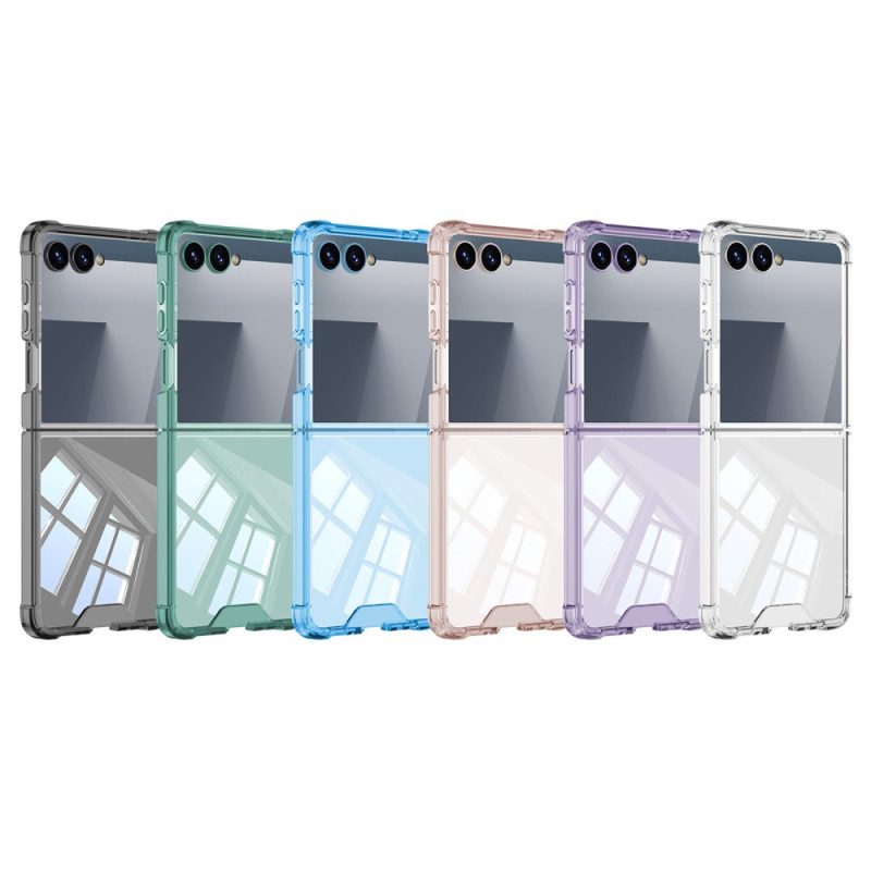 Skal För Samsung Galaxy Z Flip 7 Gkk Metallic Style Fälg