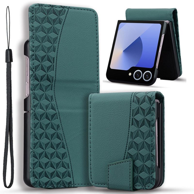 Skal För Samsung Galaxy Z Flip 7 Grafisk Kant