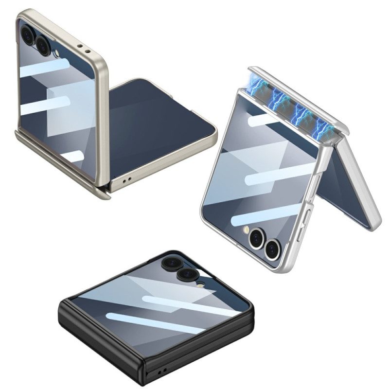 Skal För Samsung Galaxy Z Flip 7 Magnetiskt Gångjärnsskydd Och Skärmskydd