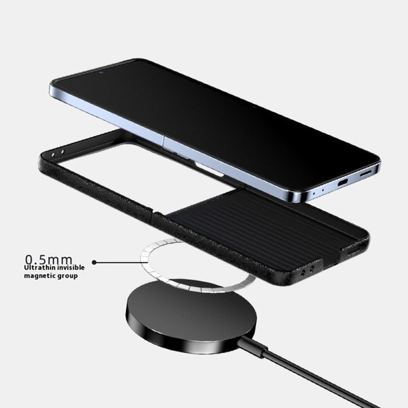 Skal För Samsung Galaxy Z Flip 7 Magsafe-kompatibel Mikroprägling Abeel