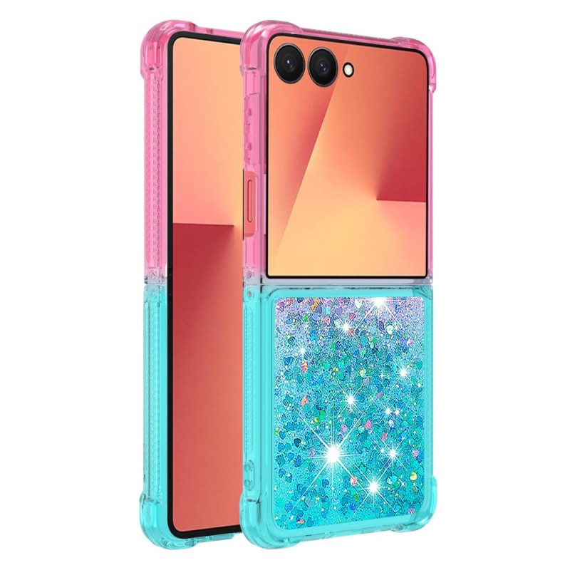 Skal För Samsung Galaxy Z Flip 7 Tonade Paljetter