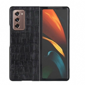 Skal För Samsung Galaxy Z Fold 2 Äkta Krokodilläder