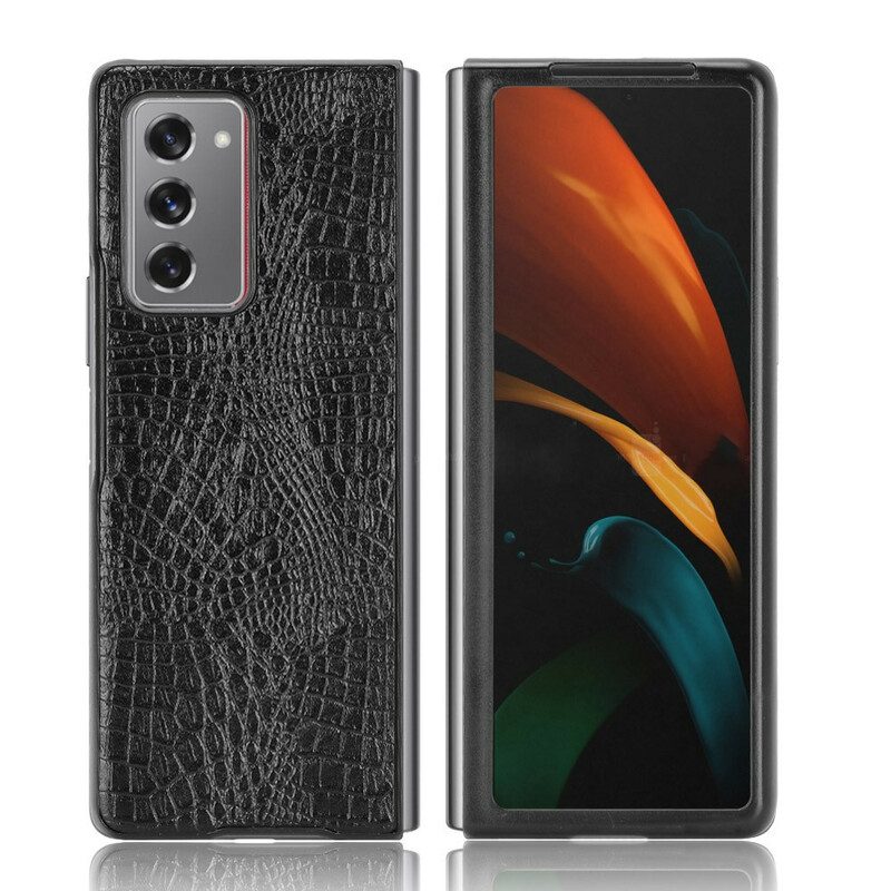 Skal För Samsung Galaxy Z Fold 2 Krokodilskinnstil